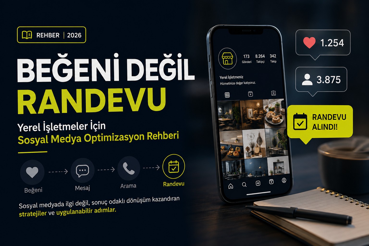 Beğeni Değil Randevu: Yerel İşletmeler İçin Sosyal Medya Optimizasyon Rehberi